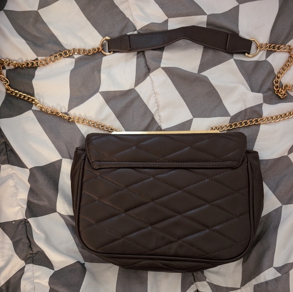 Bebe Abigail Logo Flap Top Black Crossbody Bag - Handbag - Purse - NWT - Picture 2 of 6